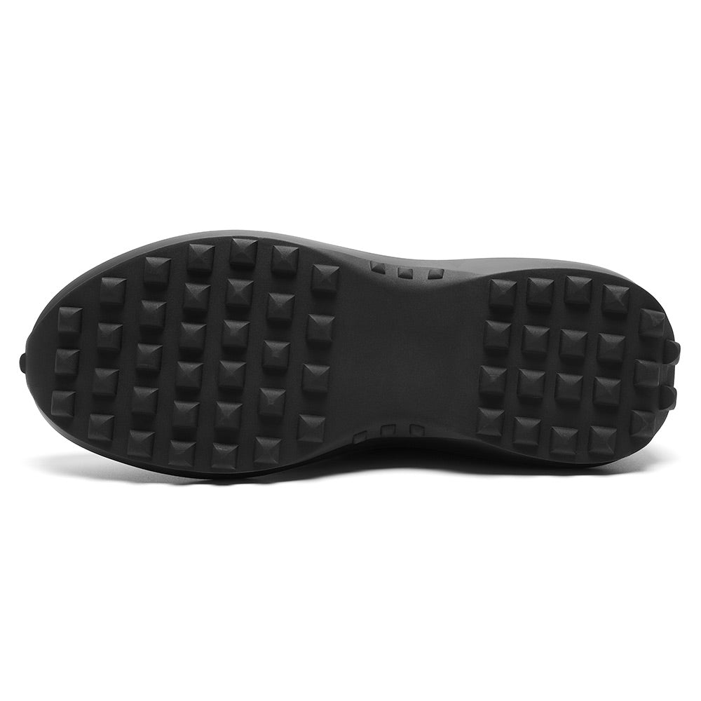 7 CM / 2.76 Inches CMR CHAMARIPA Men's Elevator Sneakers | Black Knit Breathable Sneakers