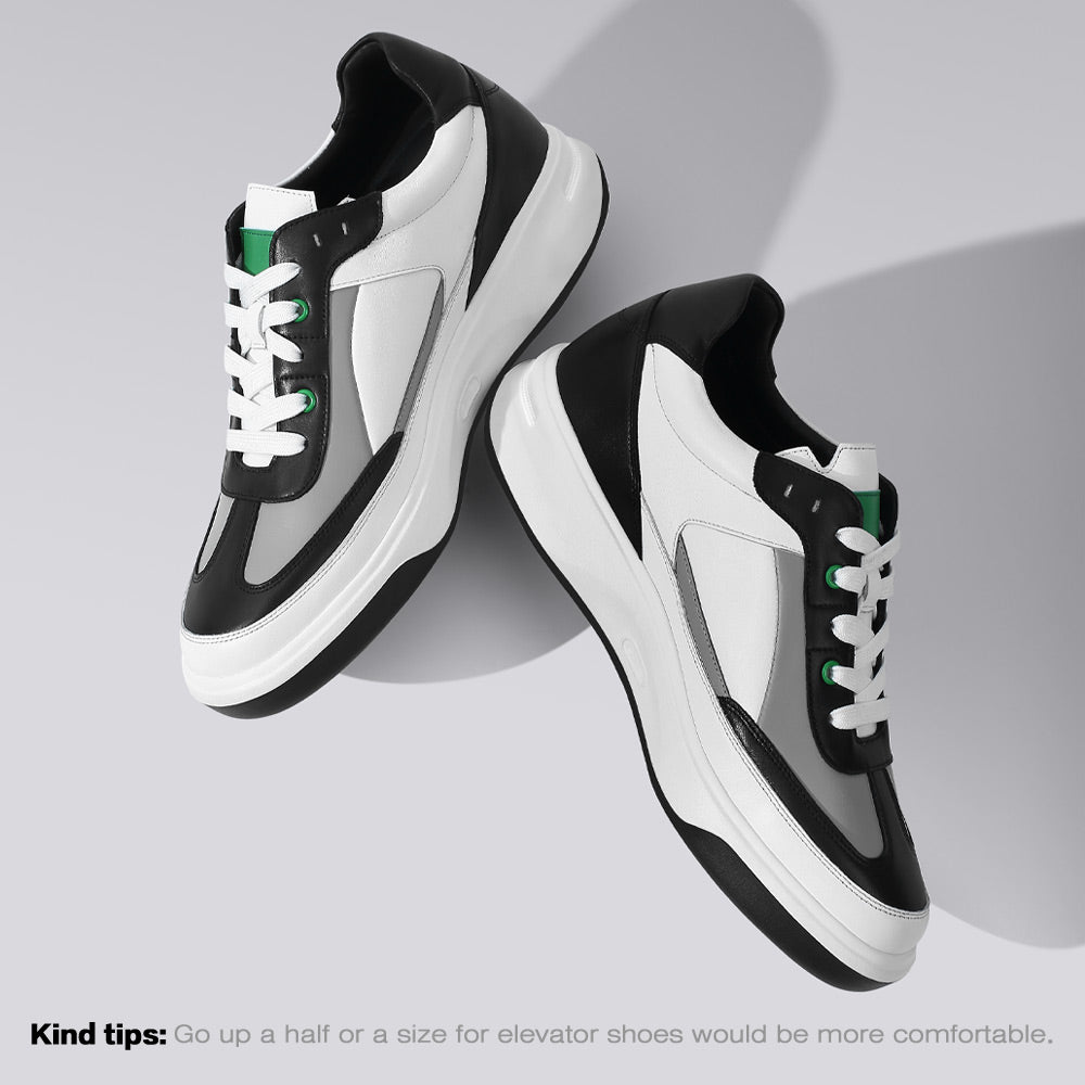 8 CM / 3.15 Inches CMR CHAMARIPA Elevator Sneakers – Stylish Multicolor Casual Shoes for a Taller Look