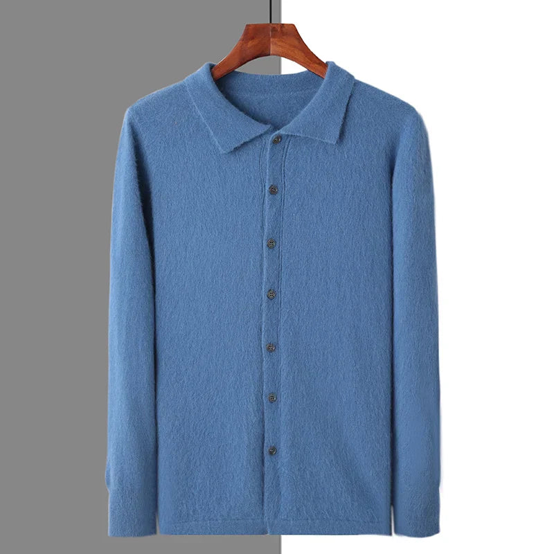 Cavallo Cashmere Polo Button