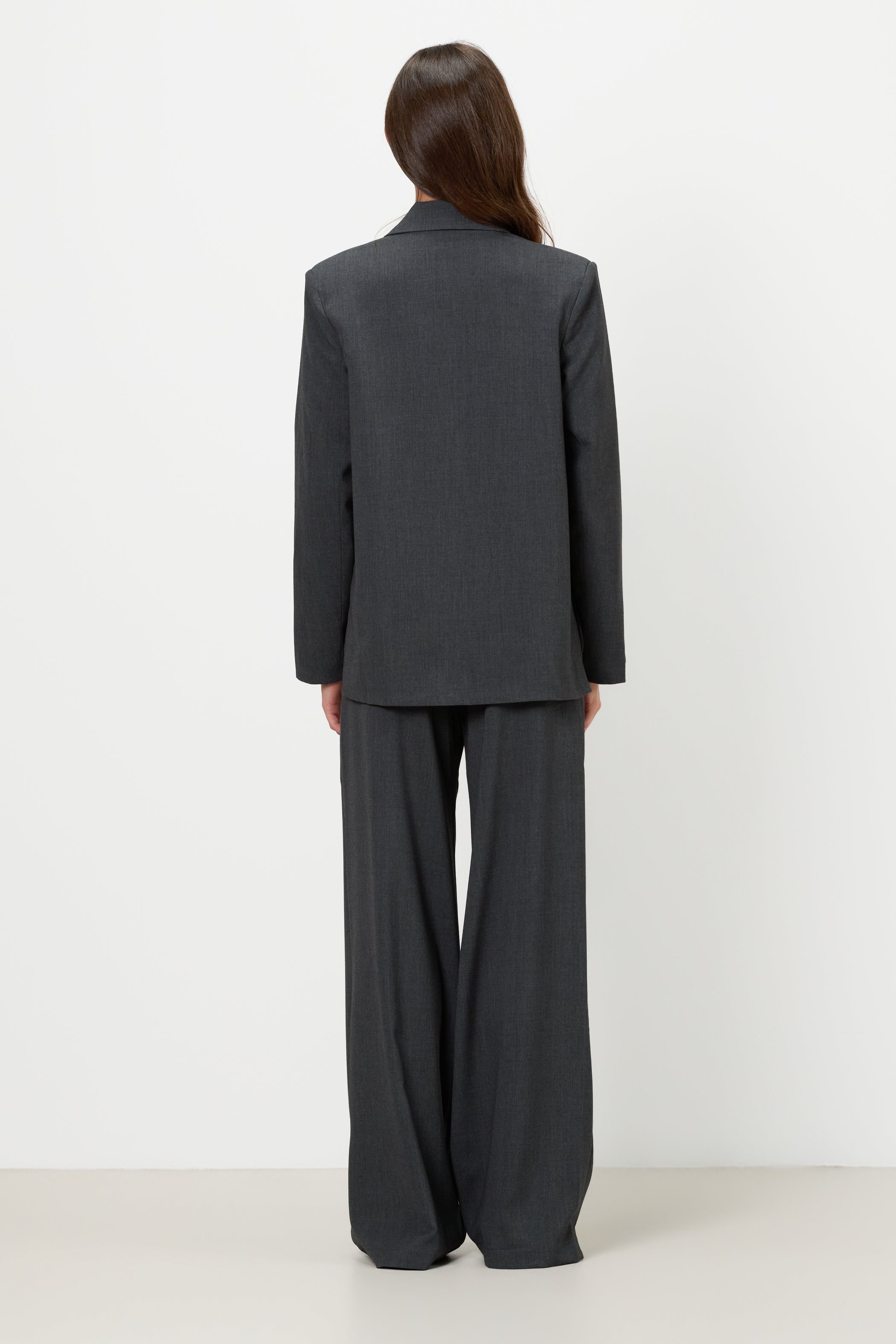 Neve Blazer | Dark Grey Melange