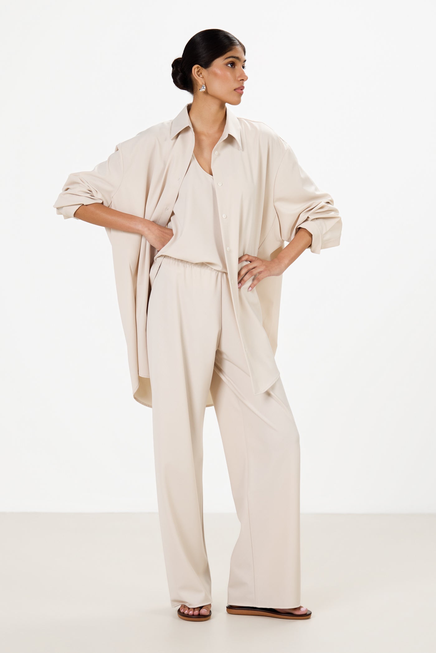Liori Scoop Neck Vest Top | Mineral