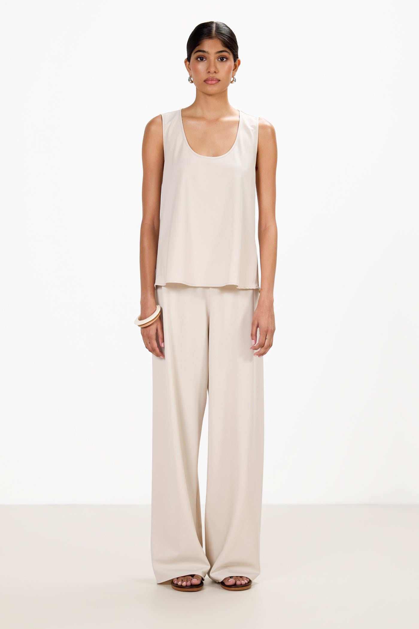 Liori Elastic Waist Trousers | Mineral