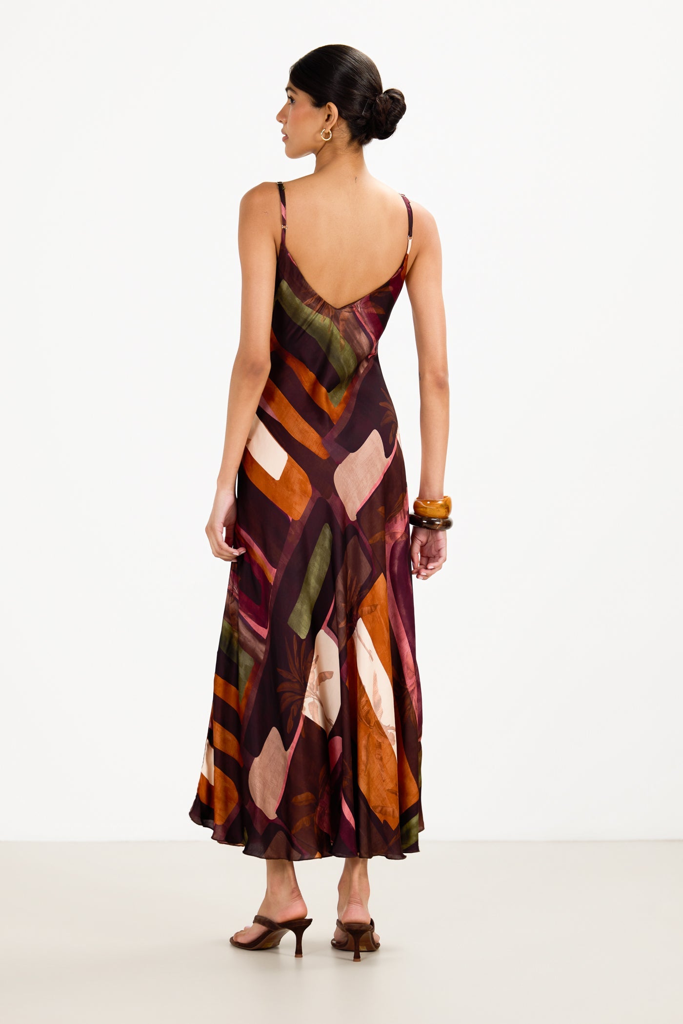 Anne Slip Dress | Sunset Geo