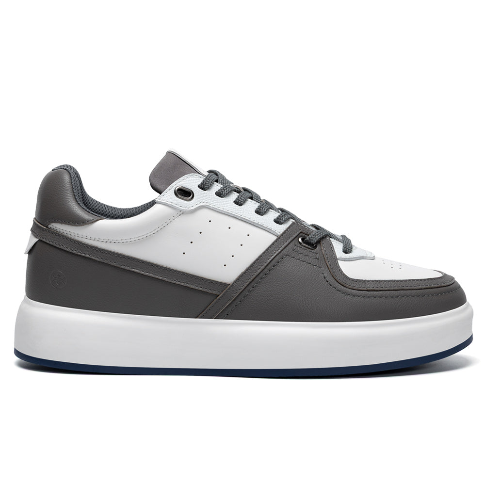 7CM / 2.76 Inches CMR CHAMARIPA Wide Fit Elevator Sneakers - Grey Height Boosting Shoes
