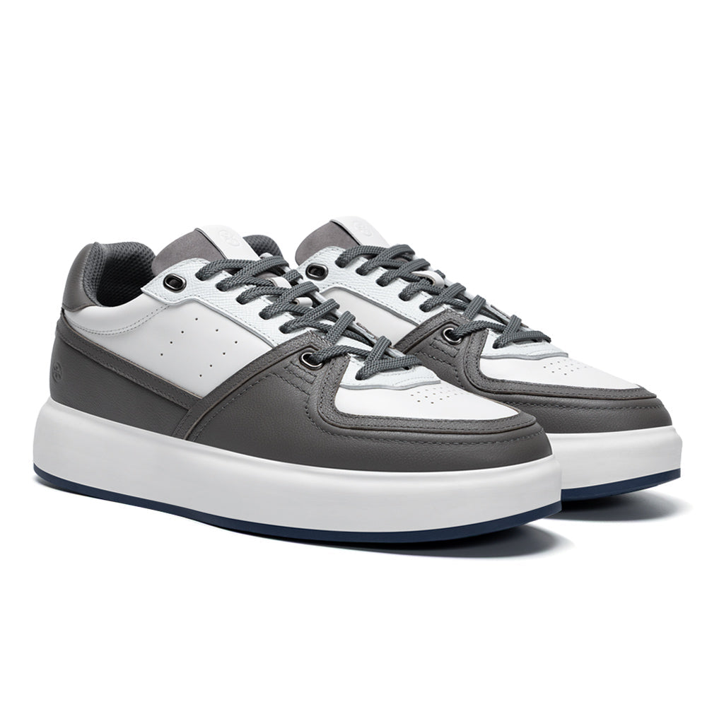 7CM / 2.76 Inches CMR CHAMARIPA Wide Fit Elevator Sneakers - Grey Height Boosting Shoes