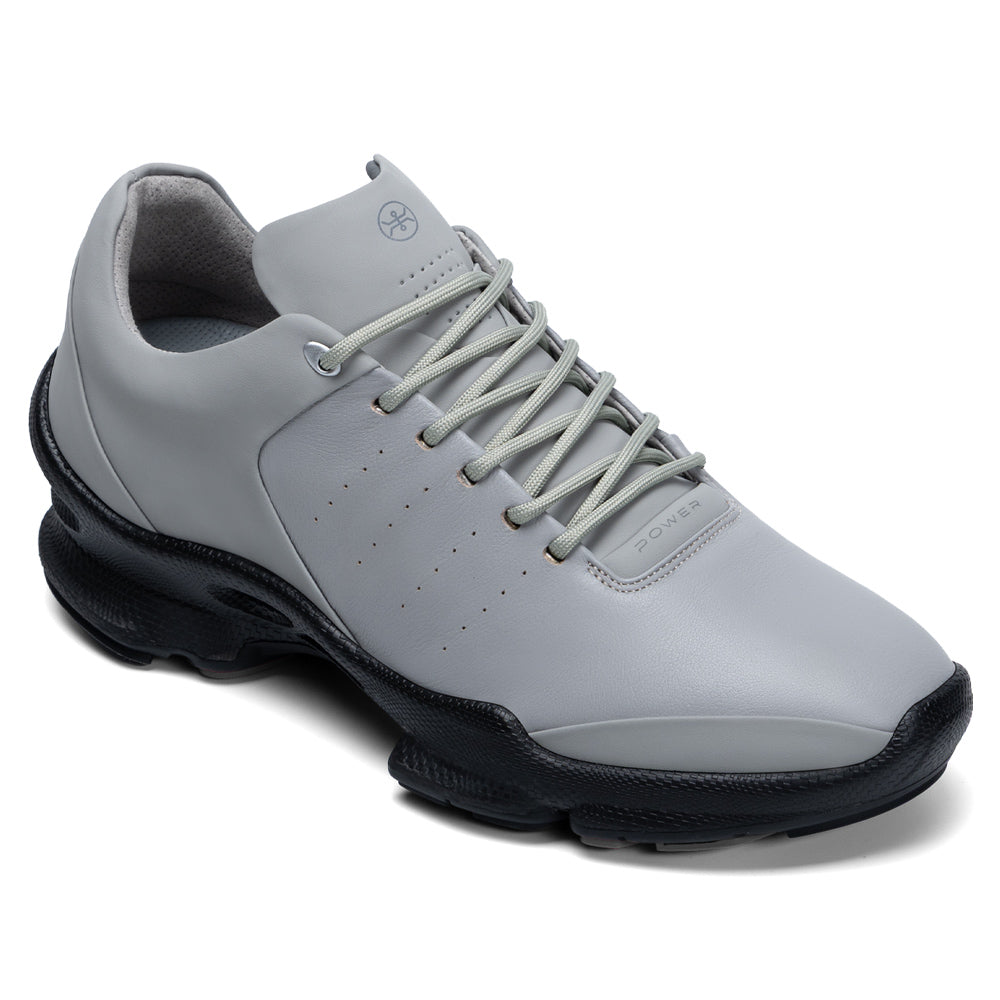 7CM / 2.76 Inches CMR CHAMARIPA Height Increase Shoes - Grey Outdoor Elevator Sneakers