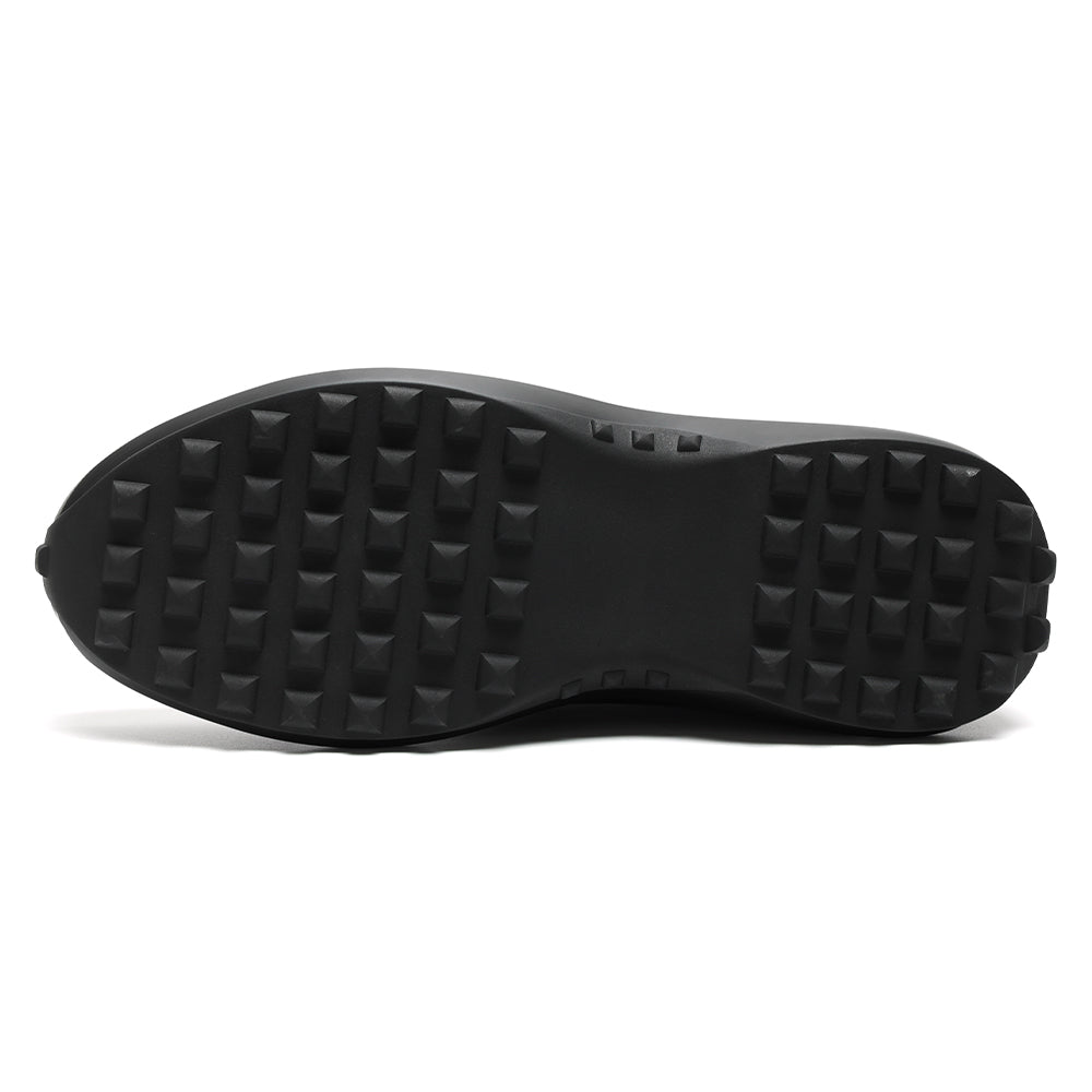 7 CM / 2.76 Inches CMR CHAMARIPA Elevator Shoes For Men | Black Leather Anti-Slip Oxford Shoes