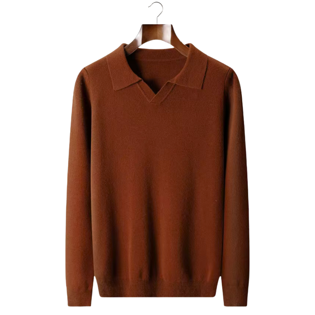 Cavallo Wool Ribbed Buttonless