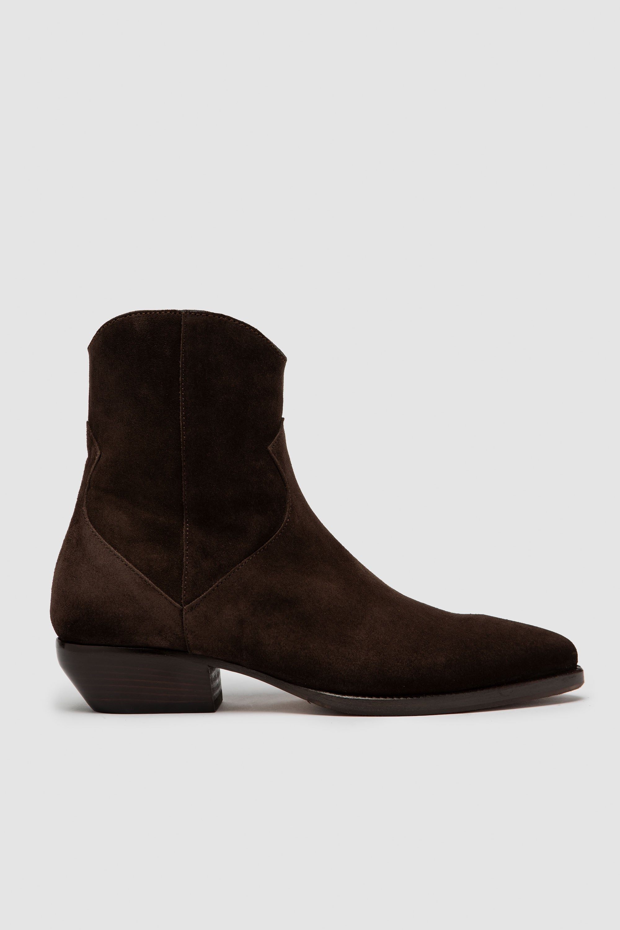 NARA dark brown suede