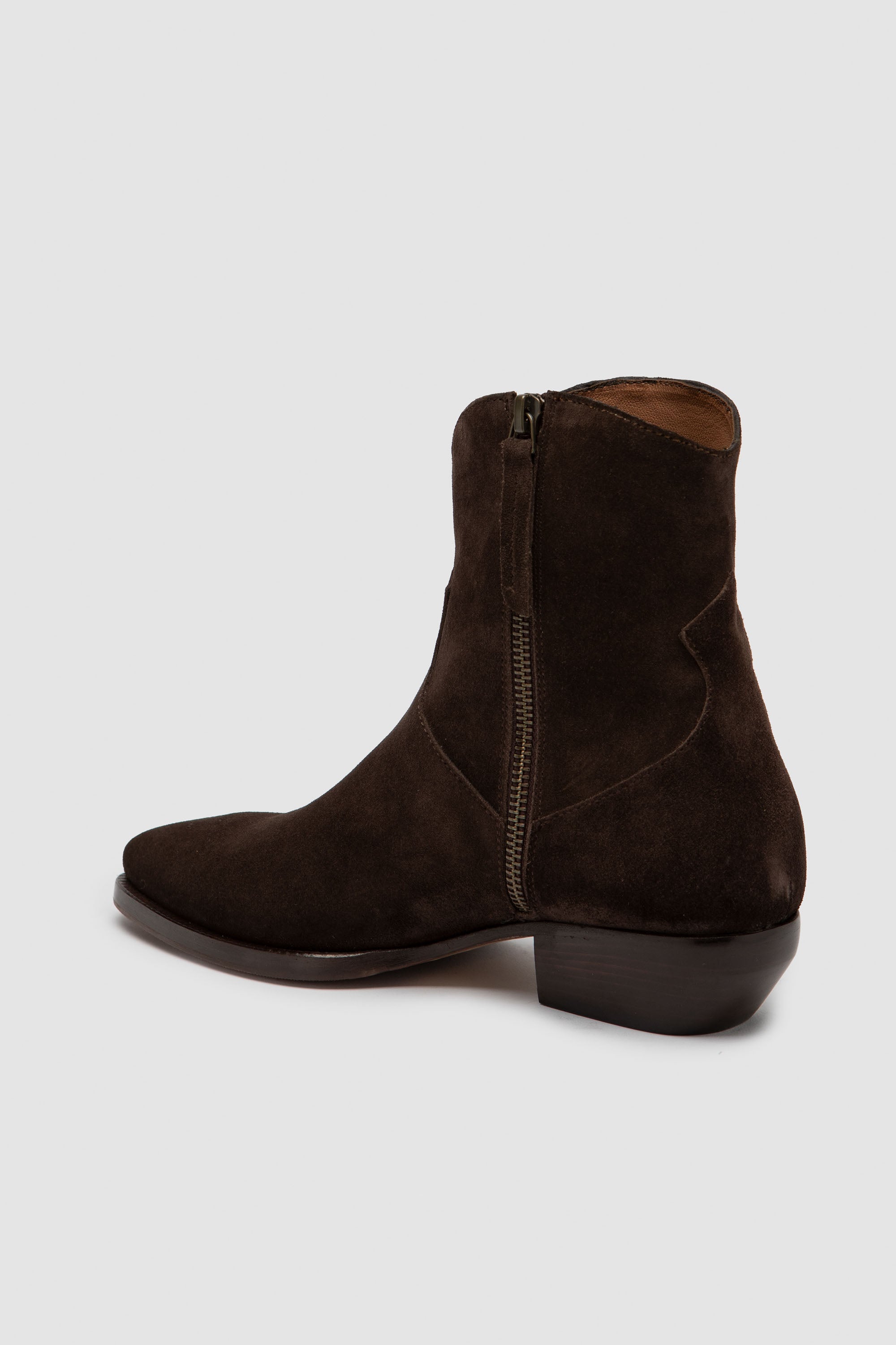 NARA dark brown suede