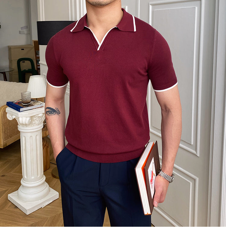 Yacht Belmont Weekend Contrast Piping Polo