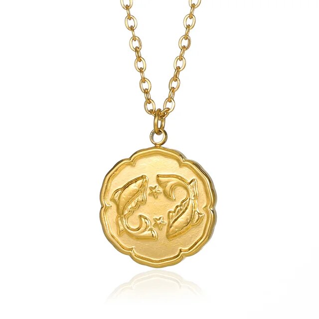 CAVALLO- Zodiac Sign Necklace - Gold
