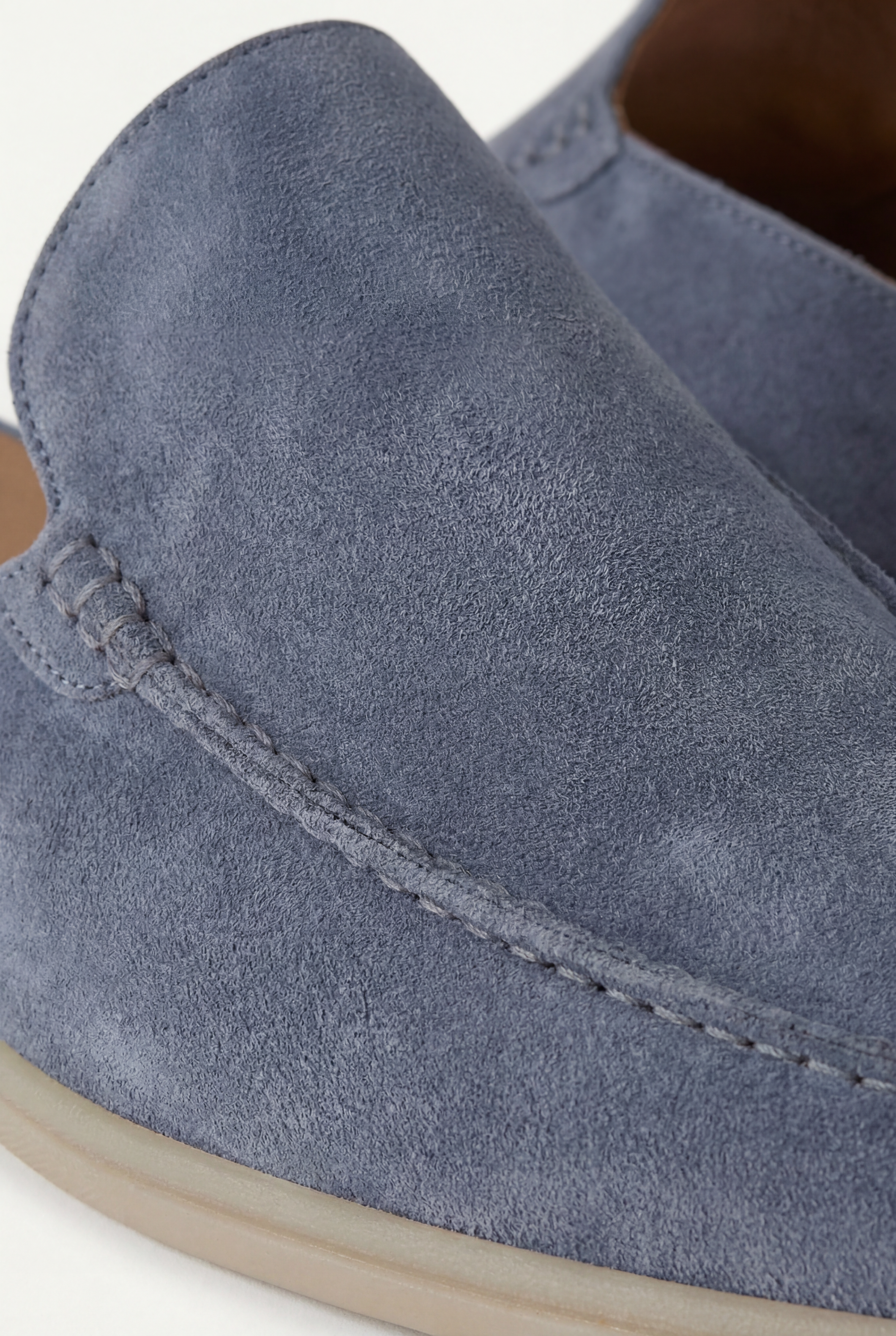 Yacht Suede Mule Baby Blue