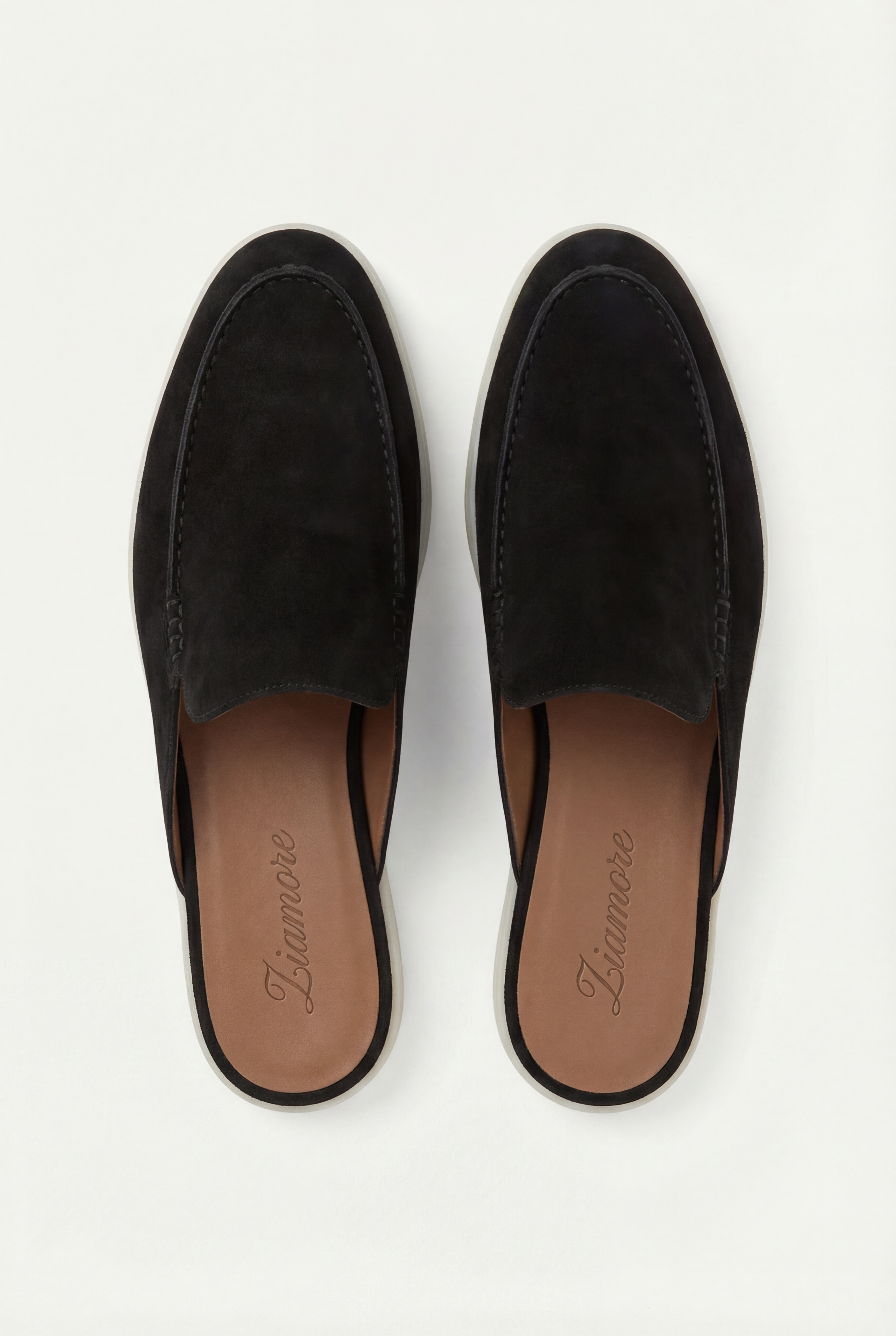Yacht Suede Mule Black