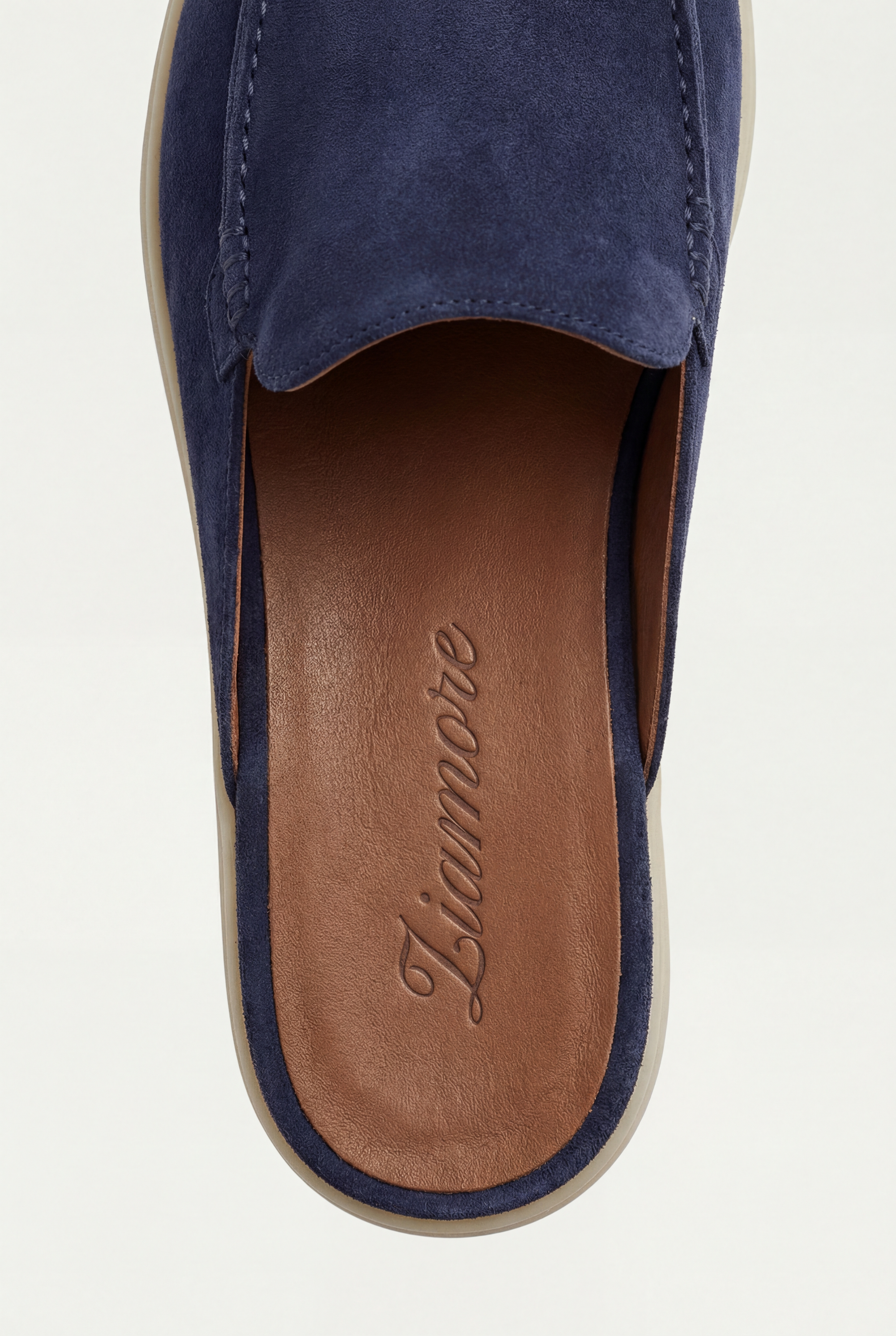 Yacht Suede Mule Navy Blue