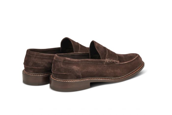 Adam Penny Loafer - Coffee Suede