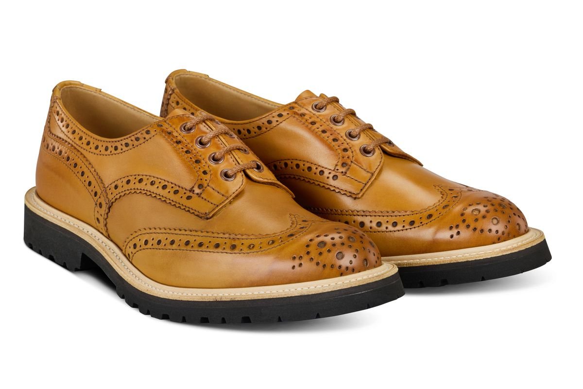 Bourton Country Shoe - 1001 Burnished (Natural Welt)