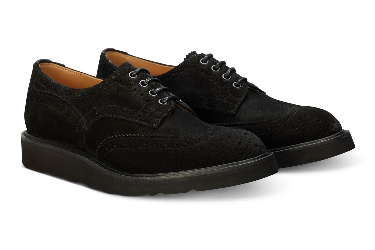 Bourton Country Shoe - Black Castorino