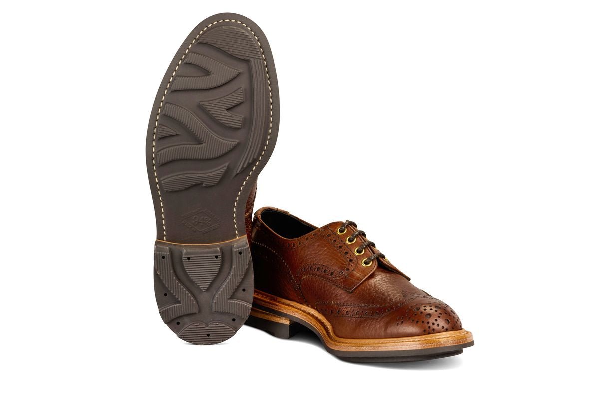 Bourton Country Shoe -  Brown Buffalo (Tricker's Exclusive)