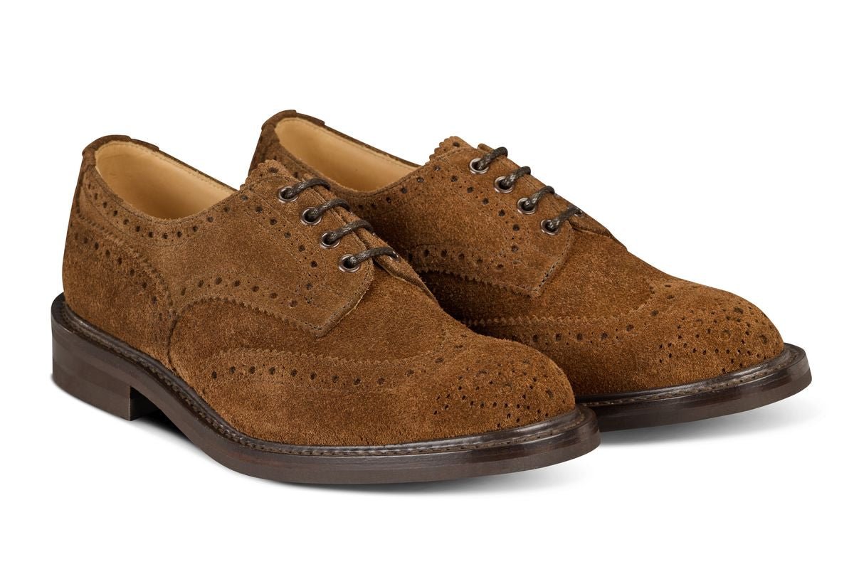 Bourton Country Shoe - Brown Rough Out Suede