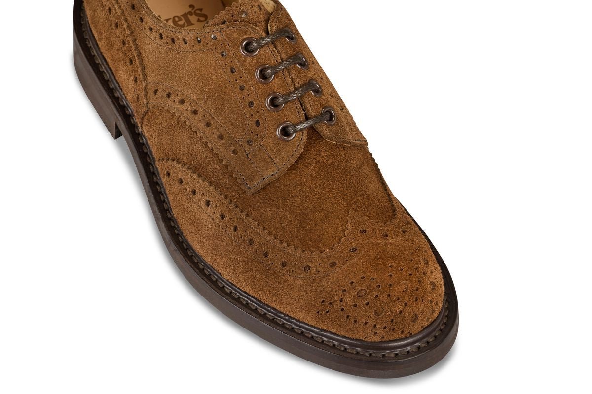 Bourton Country Shoe - Brown Rough Out Suede