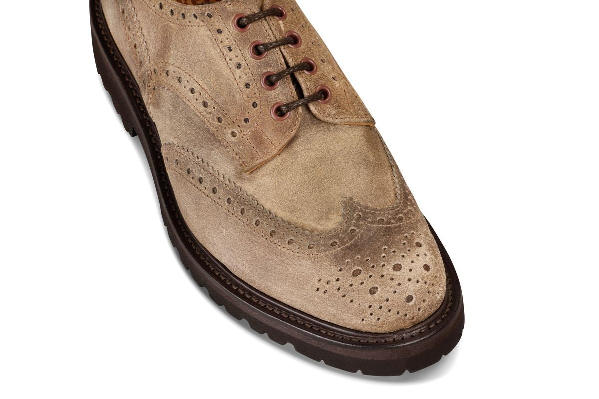 Bourton Country Shoe - Champagne Waxy Commander