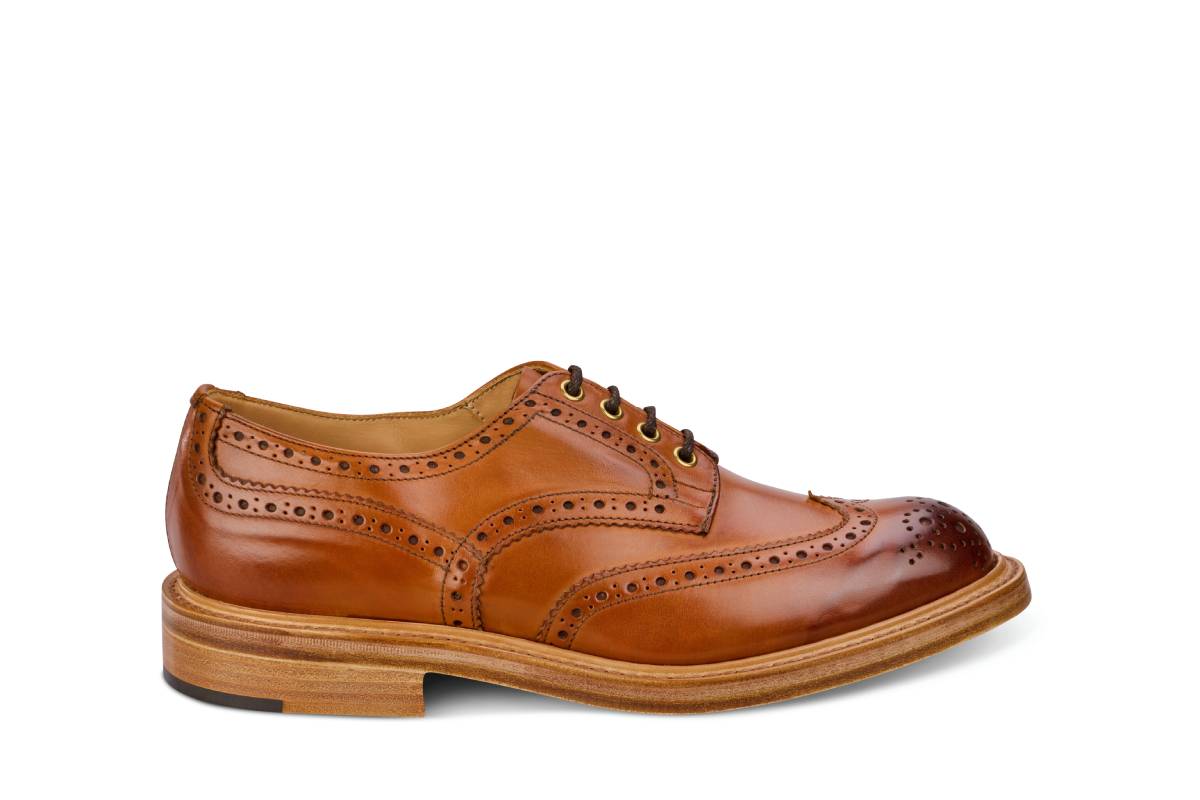 Bourton Country Shoe - Chestnut Burnished