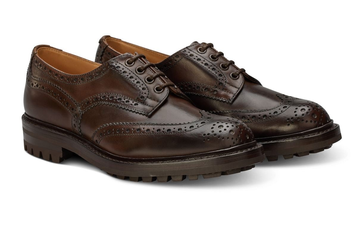 Bourton Country Shoe - Coffee Burnished