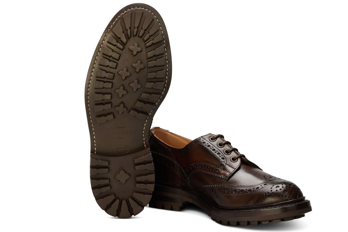 Bourton Country Shoe - Coffee Burnished