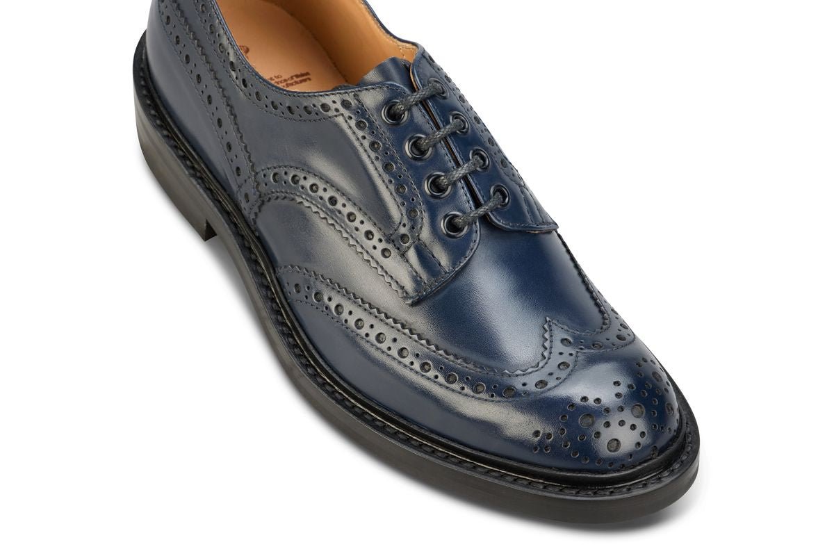 Bourton Country Shoe - Navy Aniline