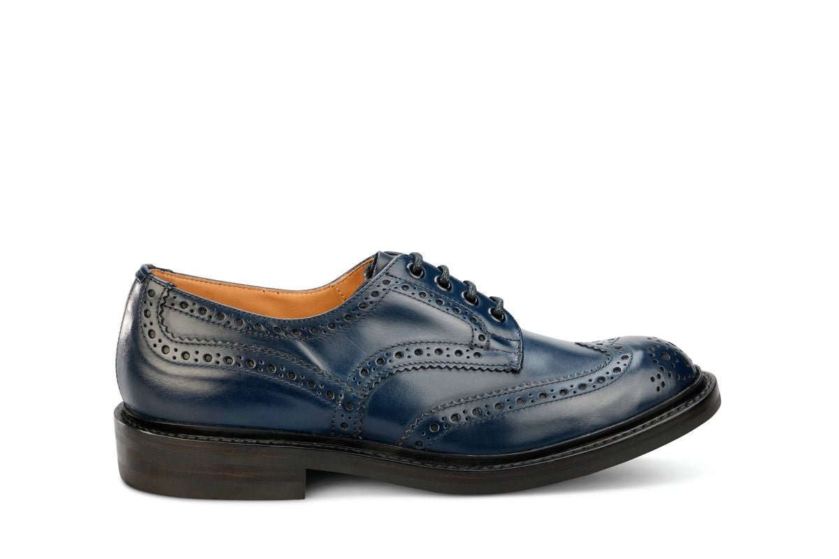 Bourton Country Shoe - Navy Aniline