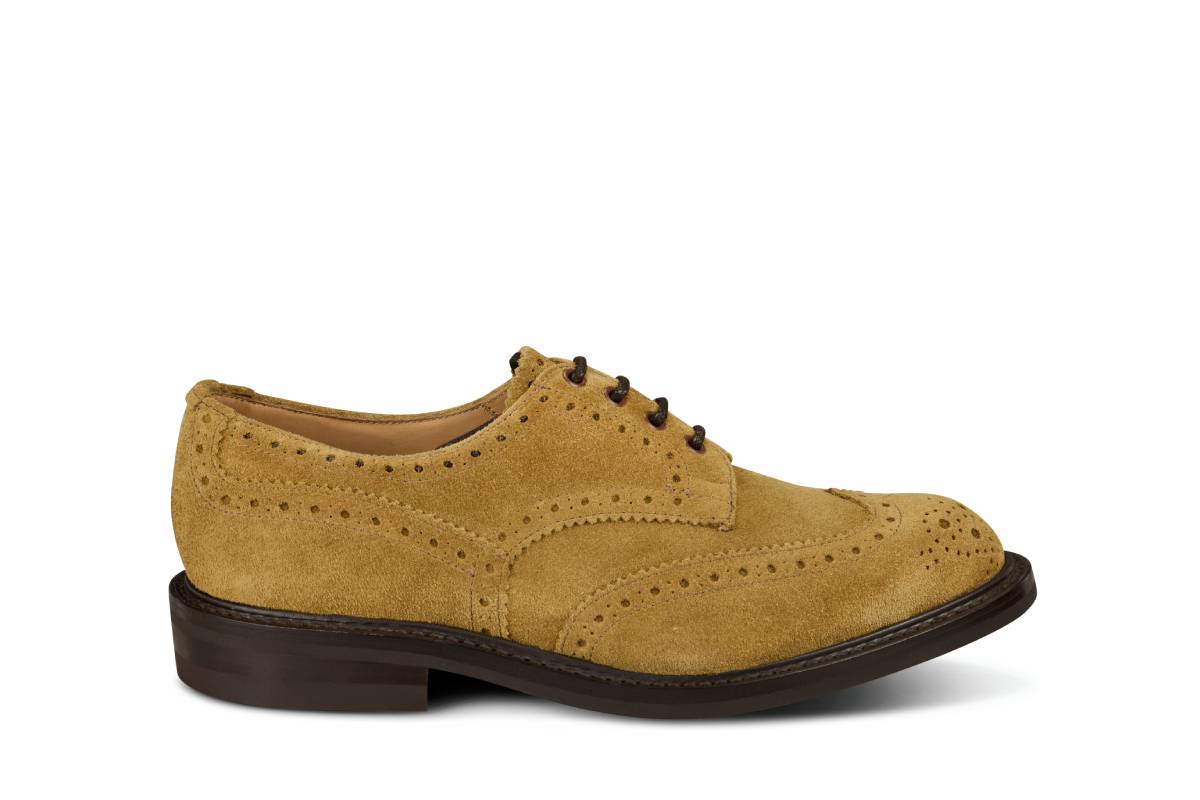 Bourton Country Shoe - Roma Rough Out Suede