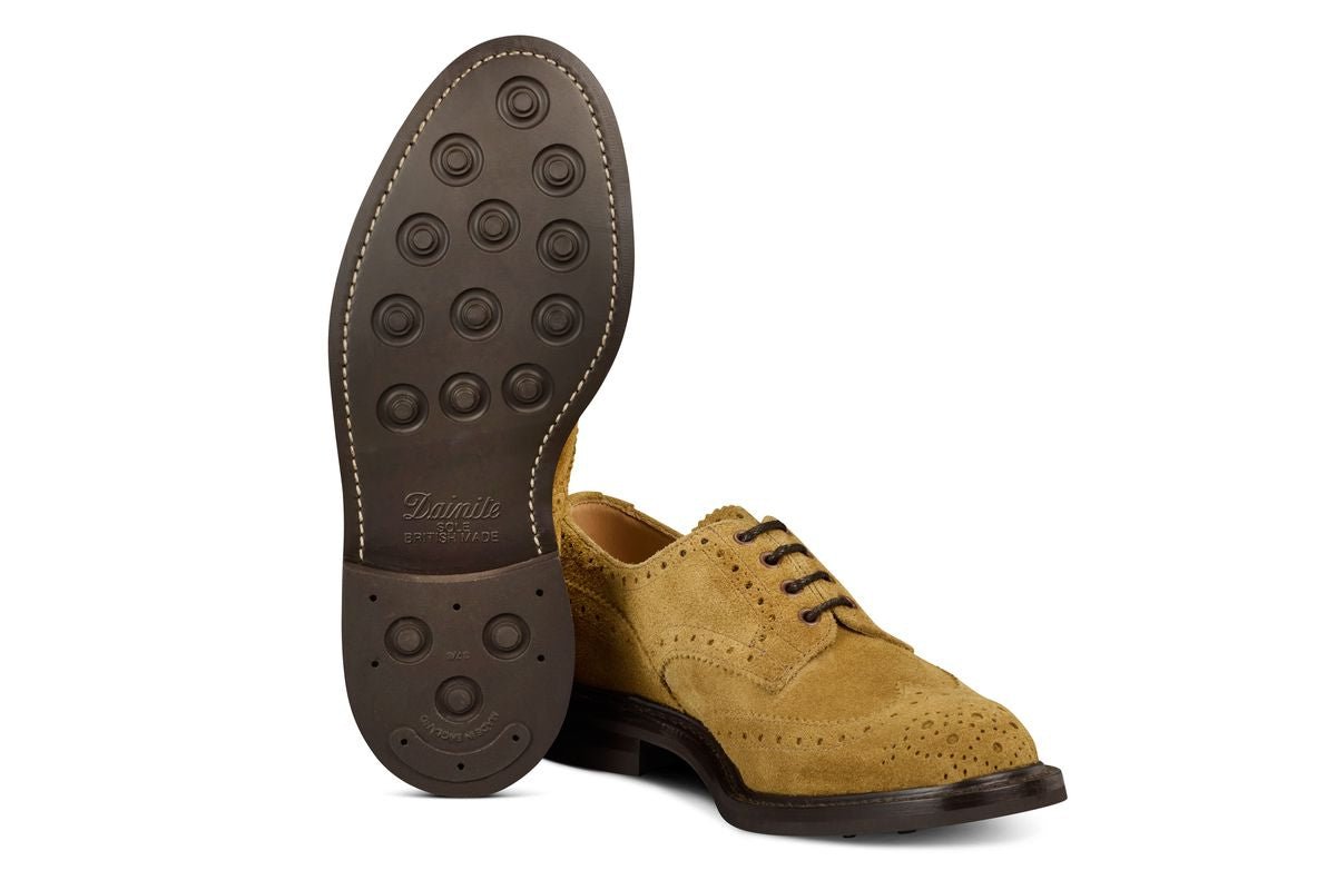 Bourton Country Shoe - Roma Rough Out Suede