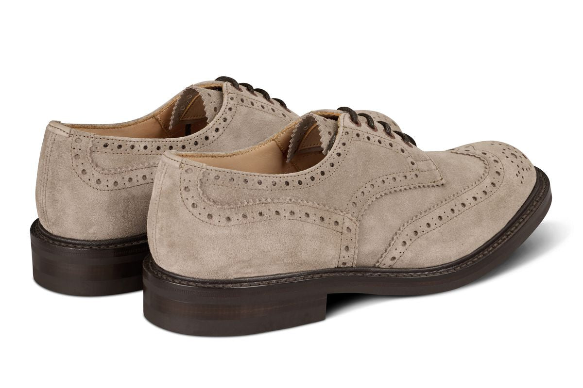 Bourton Country Shoe - Zonta Caribou Castorino Suede