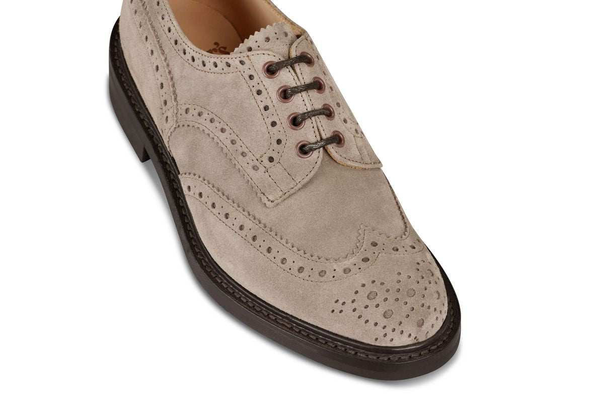 Bourton Country Shoe - Zonta Caribou Castorino Suede