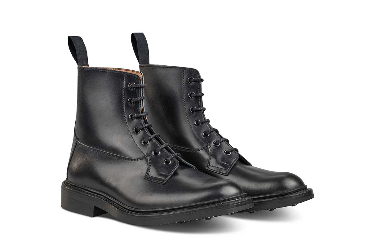Burford Country Boot - Black Calf
