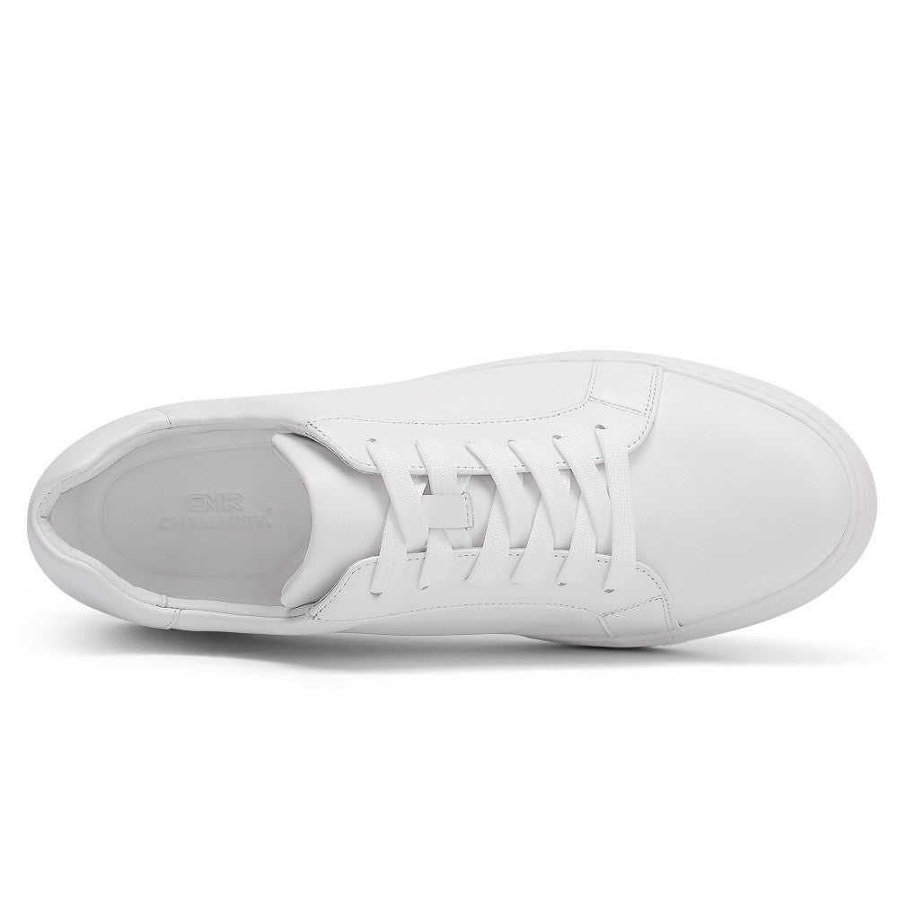 7 CM/2.76 InchesCMR CHAMARIPA Elevator Sneakers - Casual Men's White Sneakers
