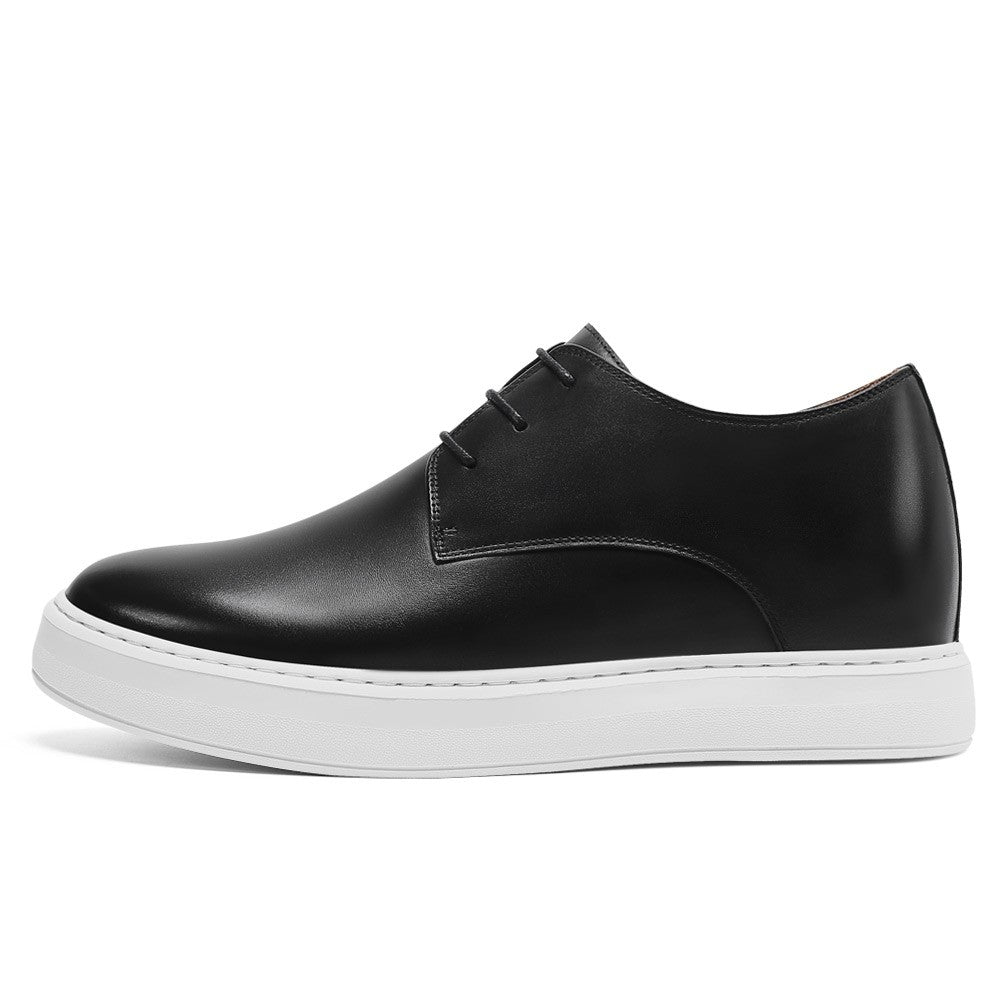 7 CM / 2.76 Inches CMR CHAMARIPA Men's Black Casual Elevator Sneakers