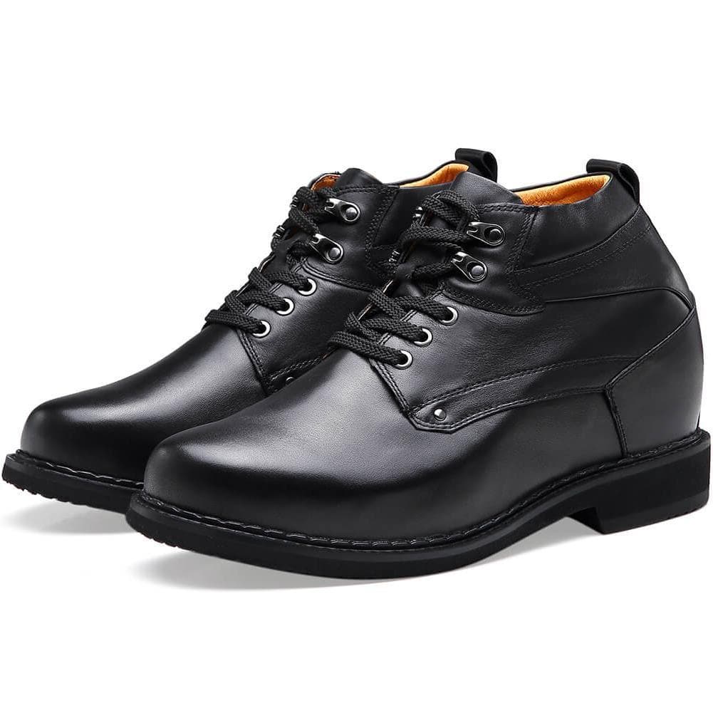 13 CM / 5.12 Inches Taller - CMR CHAMARIPA Height Increasing Boots Hidden Heel Working Boots