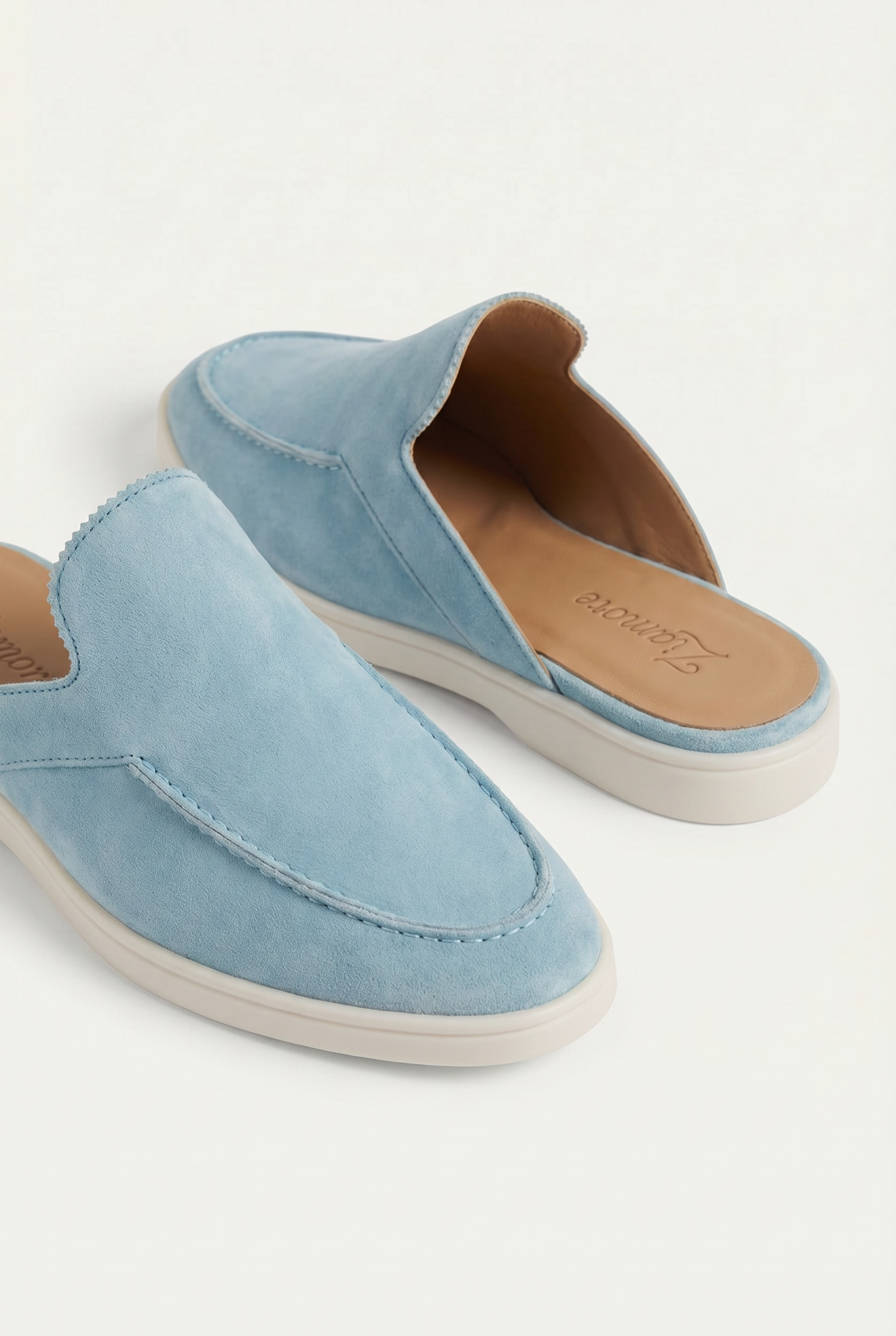 Yacht Suède Mule V2 Sky