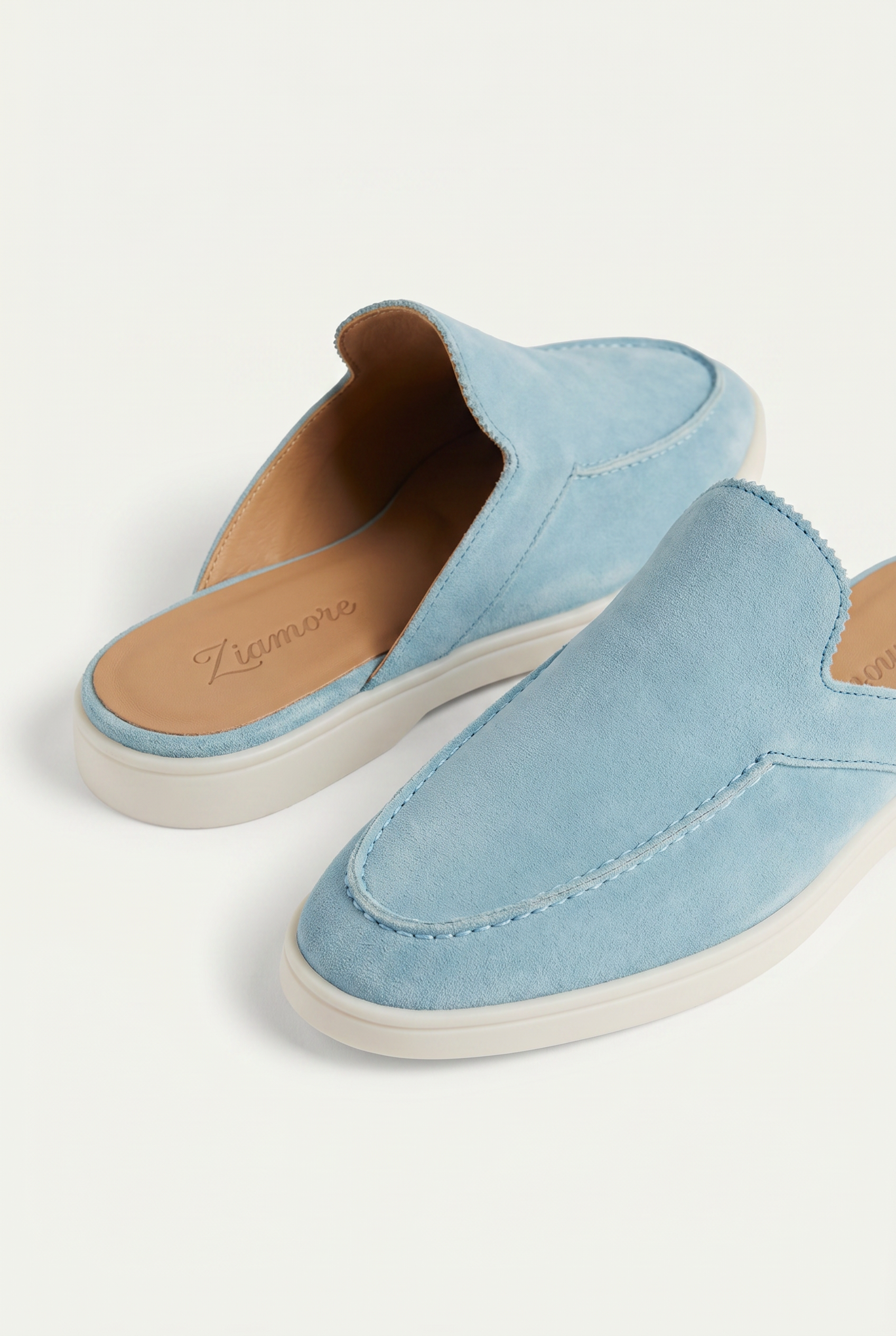 Yacht Suède Mule V2 Sky