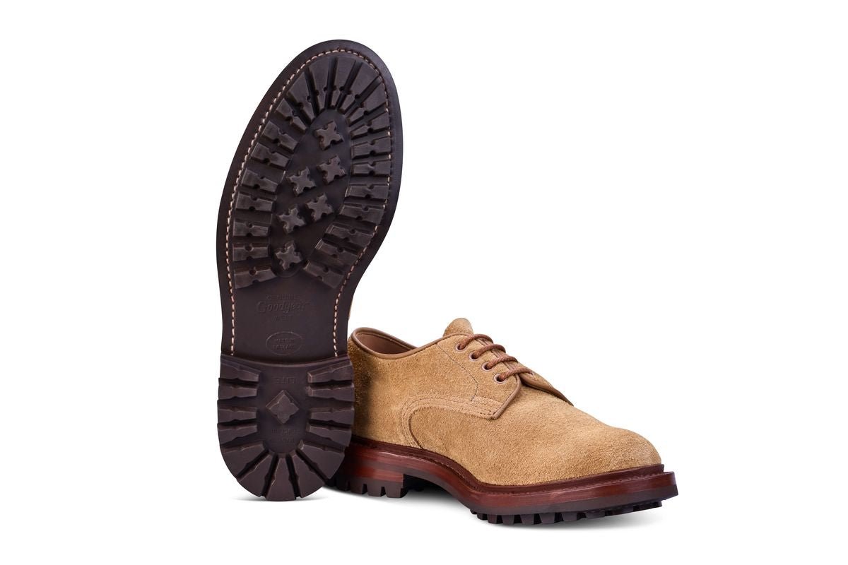 Daniel Tramping Shoe - Tan Hairy Suede
