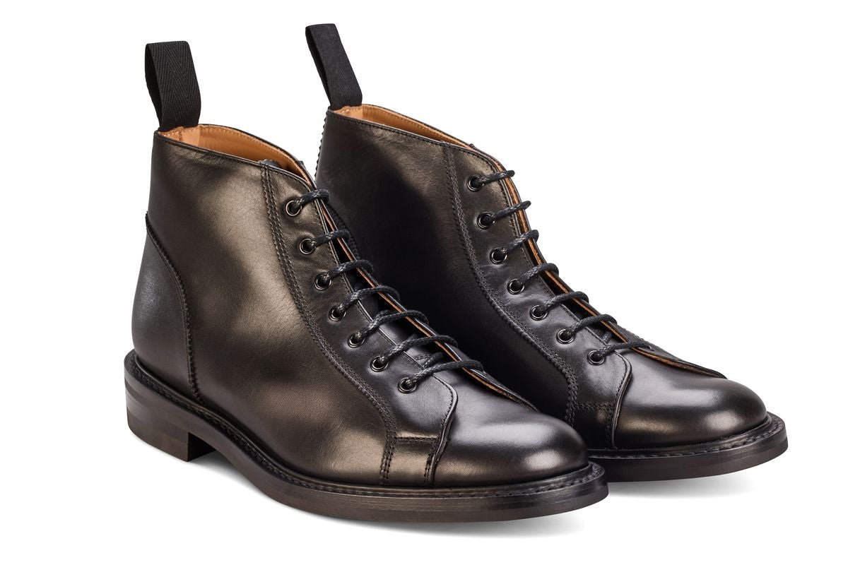 Ethan Monkey Boot - Black Calf