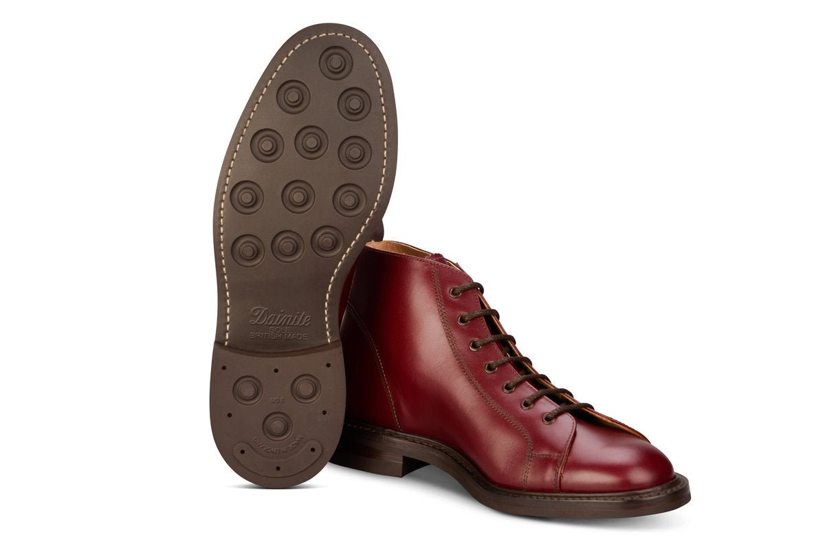 Ethan Monkey Boot - Burgundy Calf