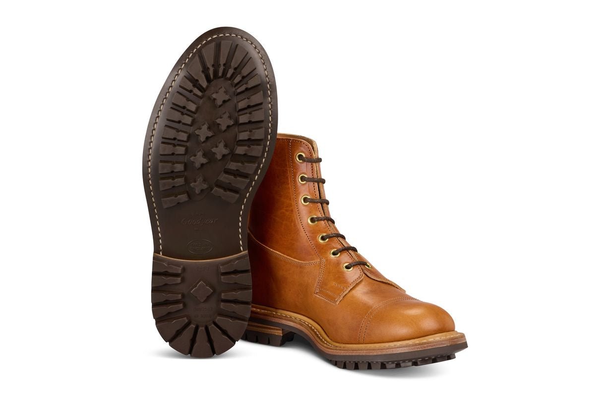 Grassmere Country Boot - Natural Horween (Tricker's Exclusive) 6 Fitting