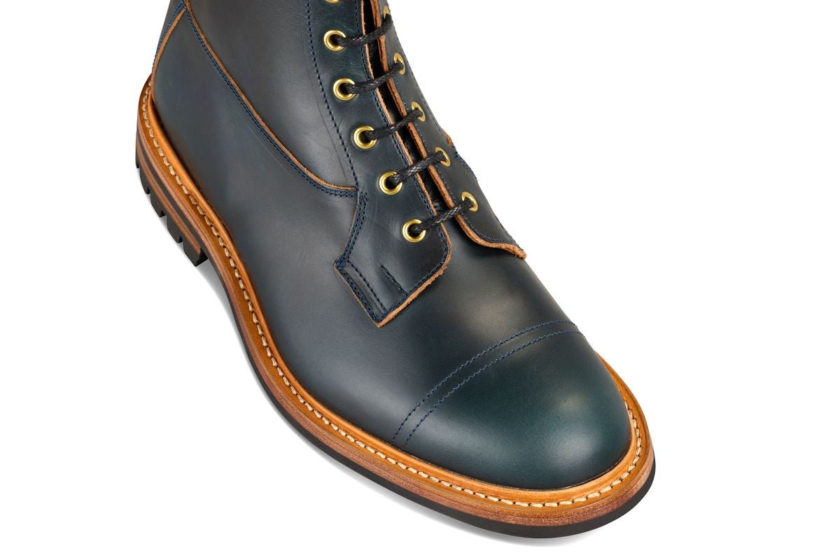 Grassmere Country Boot - Navy Horween (Tricker's Exclusive) 6 Fitting