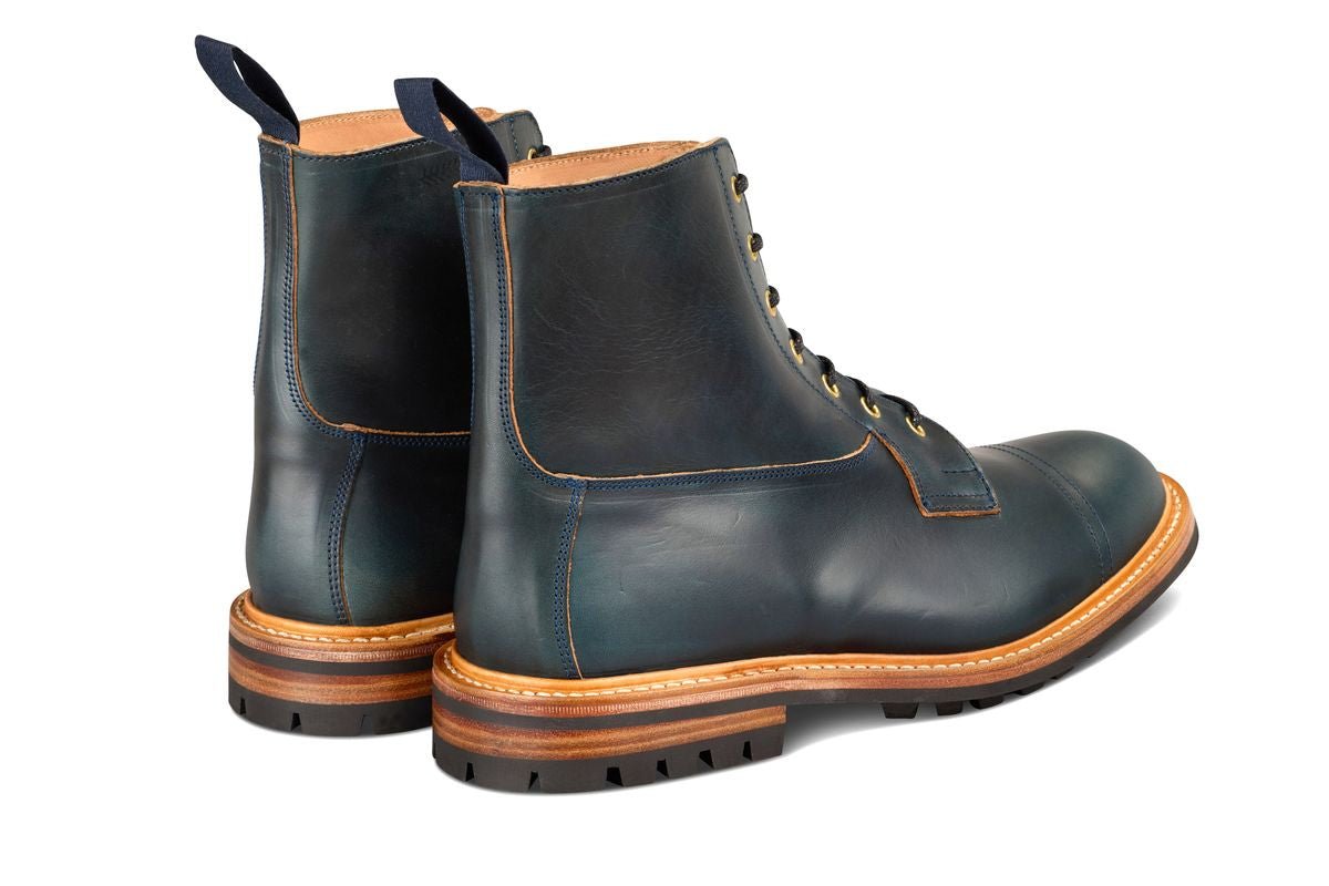 Grassmere Country Boot - Navy Horween (Tricker's Exclusive) 6 Fitting