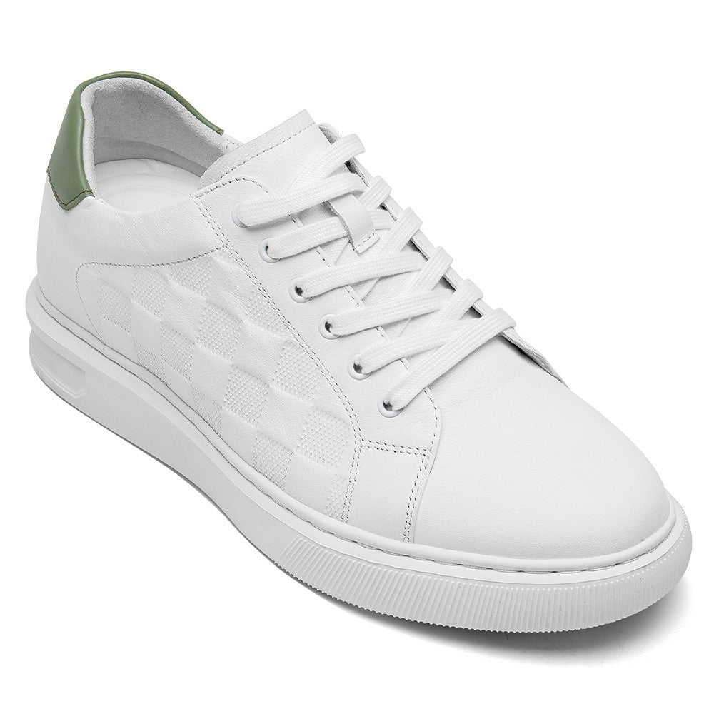 7 CM/2.76 Inches CMR CHAMARIPA  Height Boost White Casual Sneakers