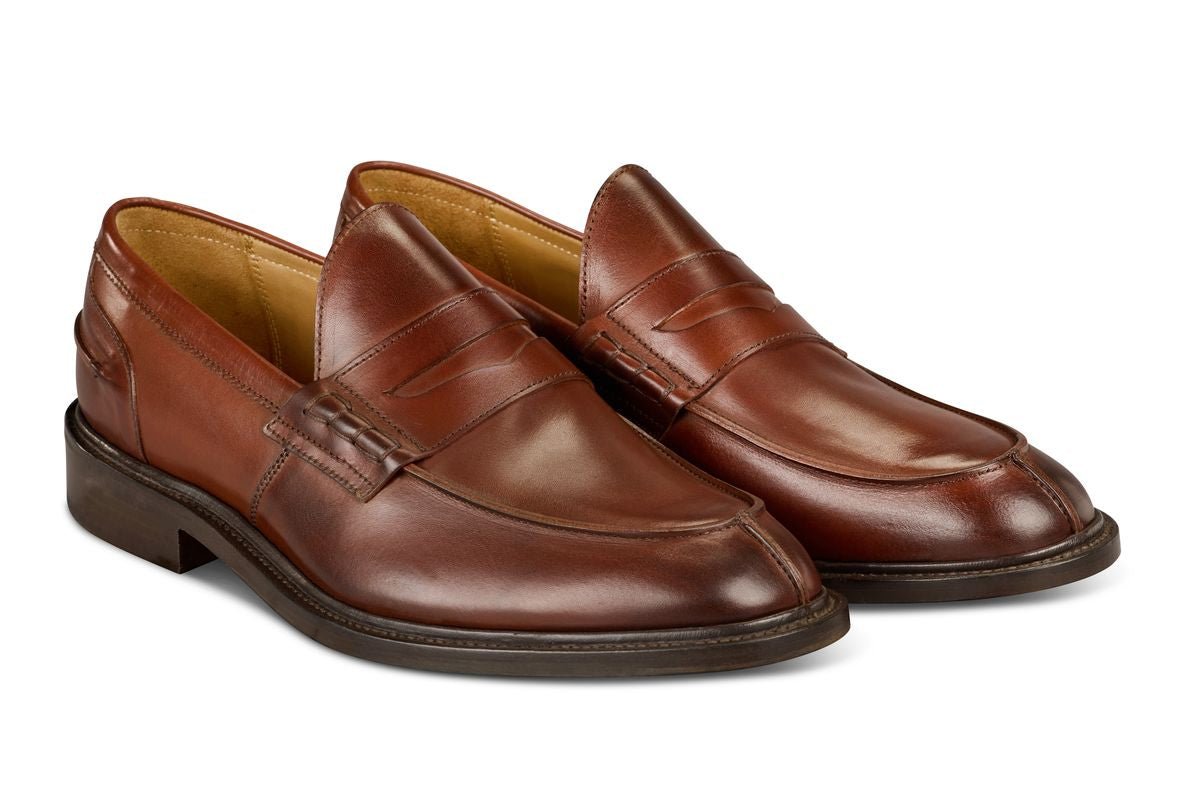 James Penny Loafer - Burgundy Burnished