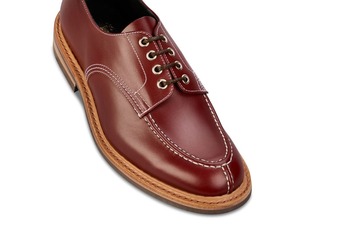 Kilsby Derby Shoe - Burgundy Calf
